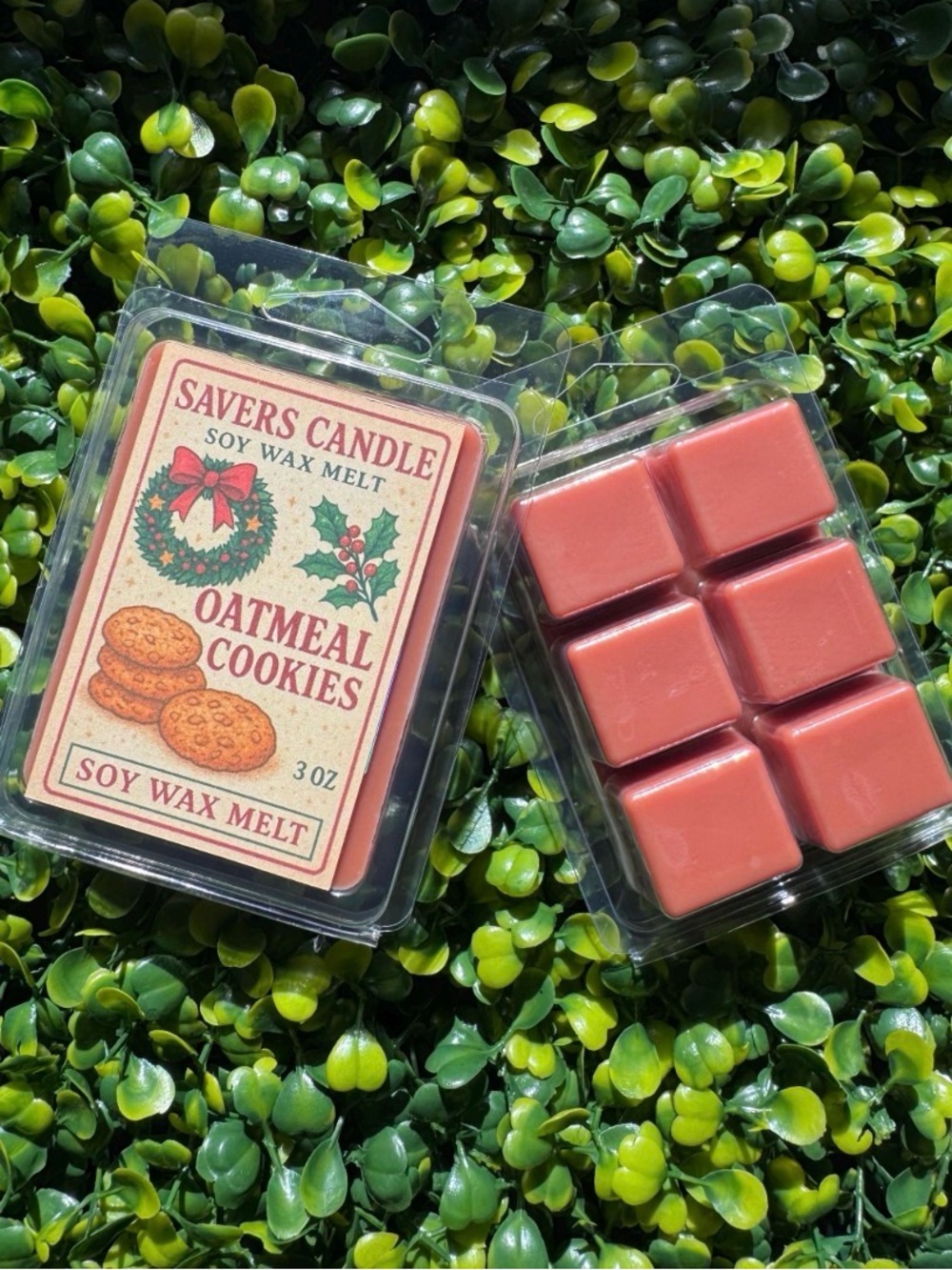 Oatmeal Cookies Soy Wax Melt - Red